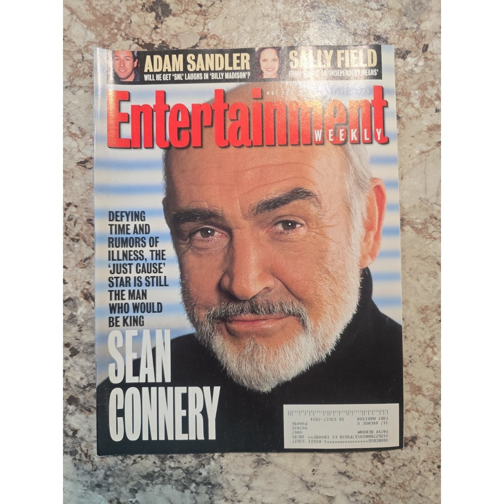 Sean Connery Entertainment Weekly Feb 1995 Adam Sandler Tanya Donelly SallyField
